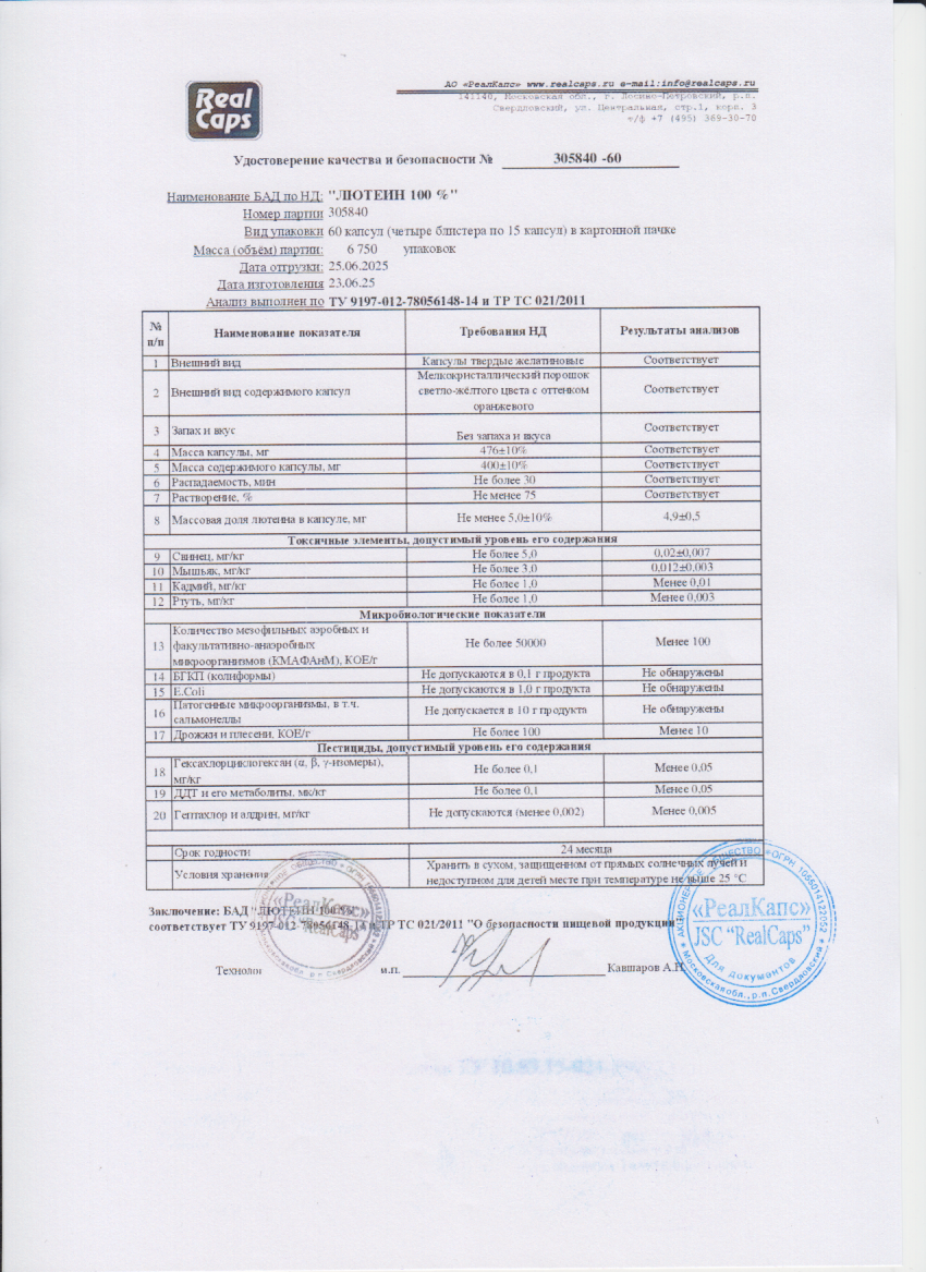 Паспорт №062025